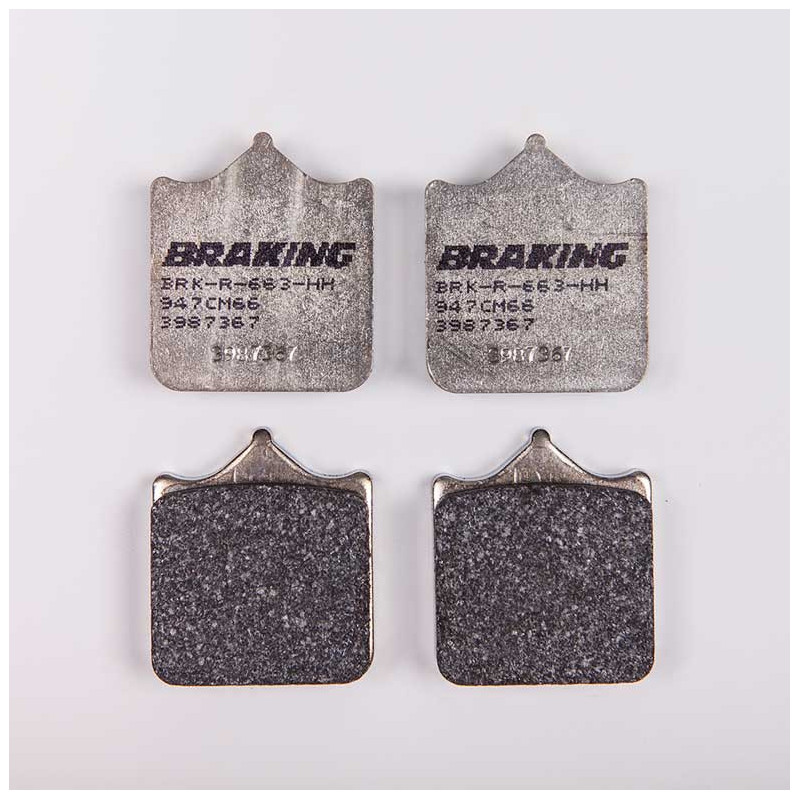 PLAQUETTES DE FREIN SEMI-FRITTÉS PISTE/COMPETITION CM66 BRAKING PLAQUETTES DE FREIN SEMI-FRITTÉS PISTE/COMPETITION CM66 BRAKING