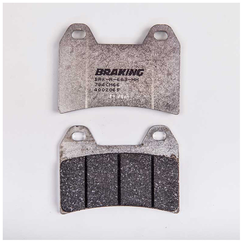 PLAQUETTES DE FREIN SEMI-FRITTÉS PISTE/COMPETITION CM66 BRAKING PLAQUETTES DE FREIN SEMI-FRITTÉS PISTE/COMPETITION CM66 BRAKING