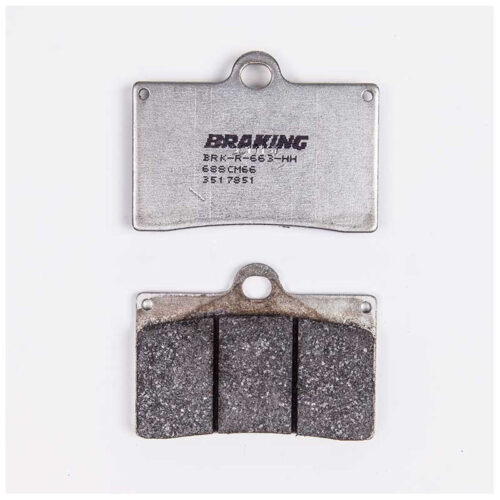 PLAQUETTES DE FREIN SEMI-FRITTÉS PISTE/COMPETITION CM66 BRAKING