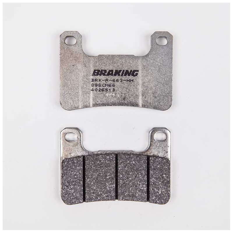 PLAQUETTES DE FREIN SEMI-FRITTÉS PISTE/COMPETITION CM66 BRAKING PLAQUETTES DE FREIN SEMI-FRITTÉS PISTE/COMPETITION CM66 BRAKING