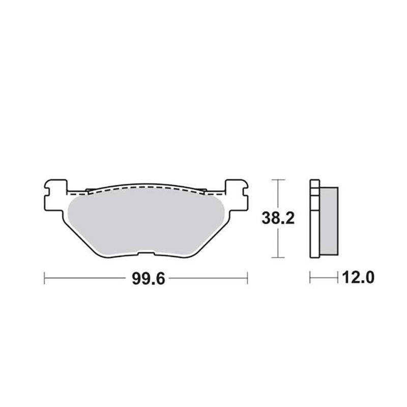 PLAQUETTES DE FREIN SEMI-FRITTÉS ROUTE SM1 BRAKING PLAQUETTES DE FREIN SEMI-FRITTÉS ROUTE SM1 BRAKING