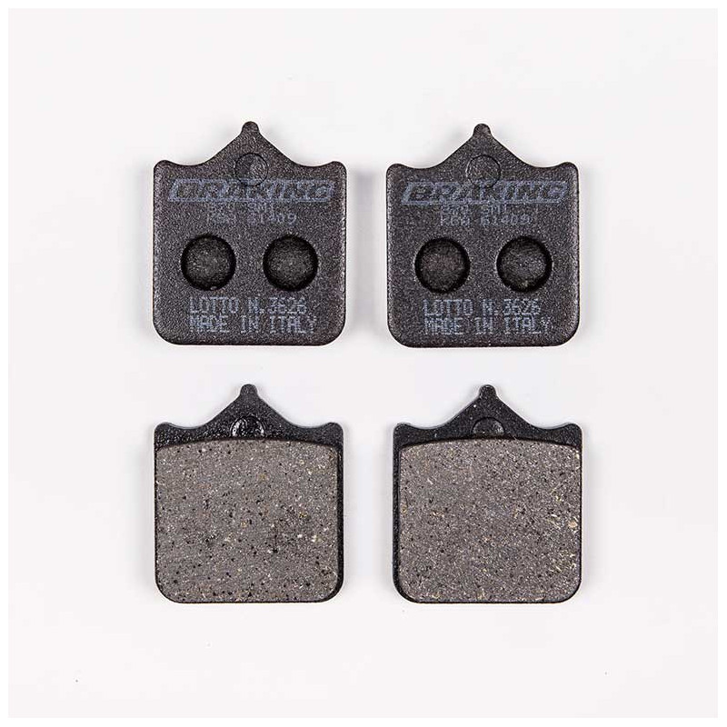 PLAQUETTES DE FREIN SEMI-FRITTÉS ROUTE SM1 BRAKING PLAQUETTES DE FREIN SEMI-FRITTÉS ROUTE SM1 BRAKING