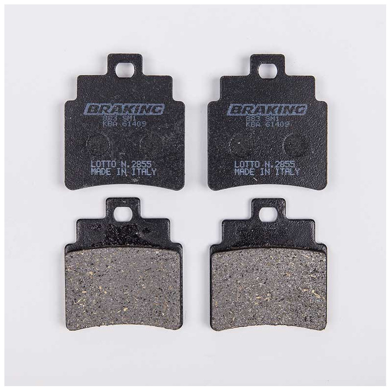 PLAQUETTES DE FREIN SEMI-FRITTÉS ROUTE SM1 BRAKING PLAQUETTES DE FREIN SEMI-FRITTÉS ROUTE SM1 BRAKING