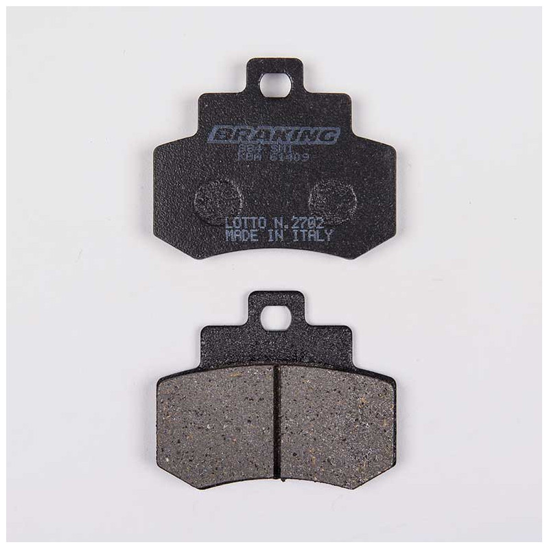 PLAQUETTES DE FREIN SEMI-FRITTÉS ROUTE SM1 BRAKING PLAQUETTES DE FREIN SEMI-FRITTÉS ROUTE SM1 BRAKING