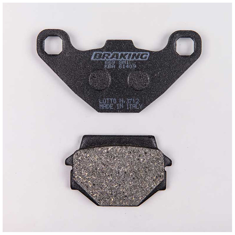 PLAQUETTES DE FREIN SEMI-FRITTÉS ROUTE SM1 BRAKING PLAQUETTES DE FREIN SEMI-FRITTÉS ROUTE SM1 BRAKING