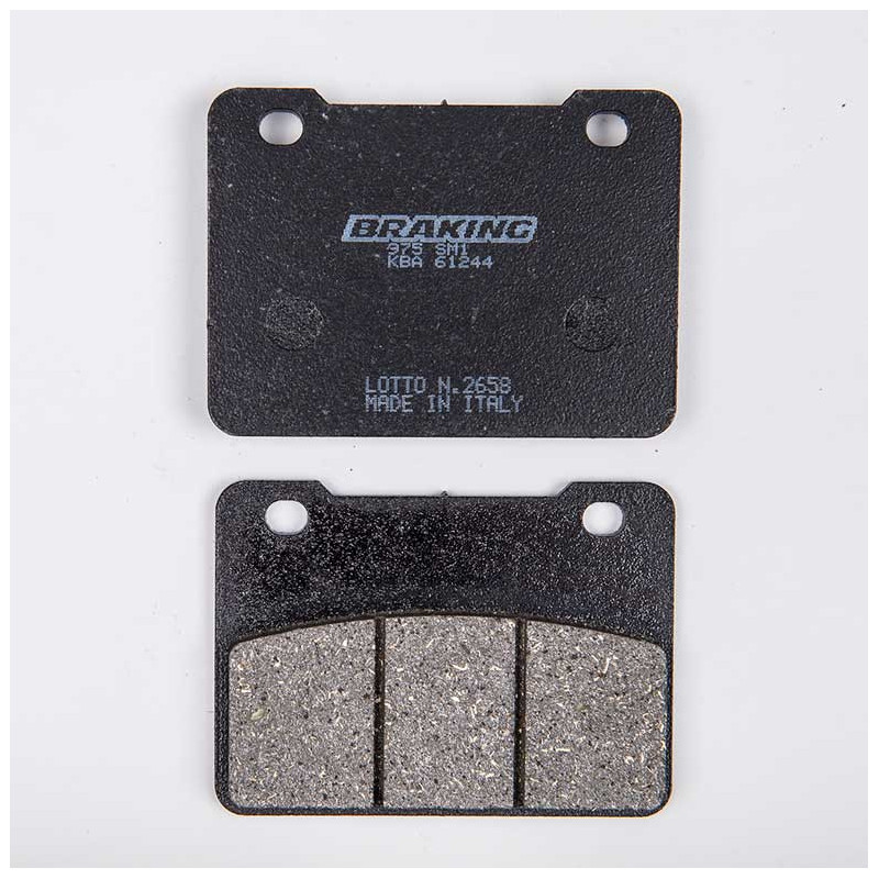 PLAQUETTES DE FREIN SEMI-FRITTÉS ROUTE SM1 BRAKING PLAQUETTES DE FREIN SEMI-FRITTÉS ROUTE SM1 BRAKING