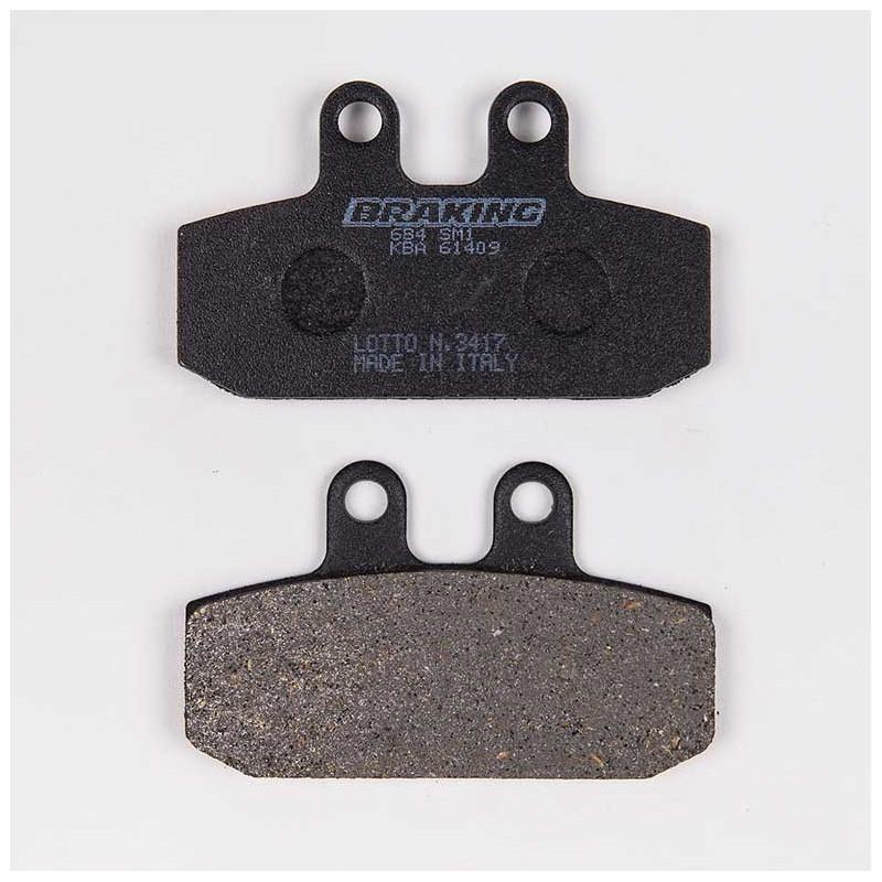 PLAQUETTES DE FREIN SEMI-FRITTÉS ROUTE SM1 BRAKING PLAQUETTES DE FREIN SEMI-FRITTÉS ROUTE SM1 BRAKING