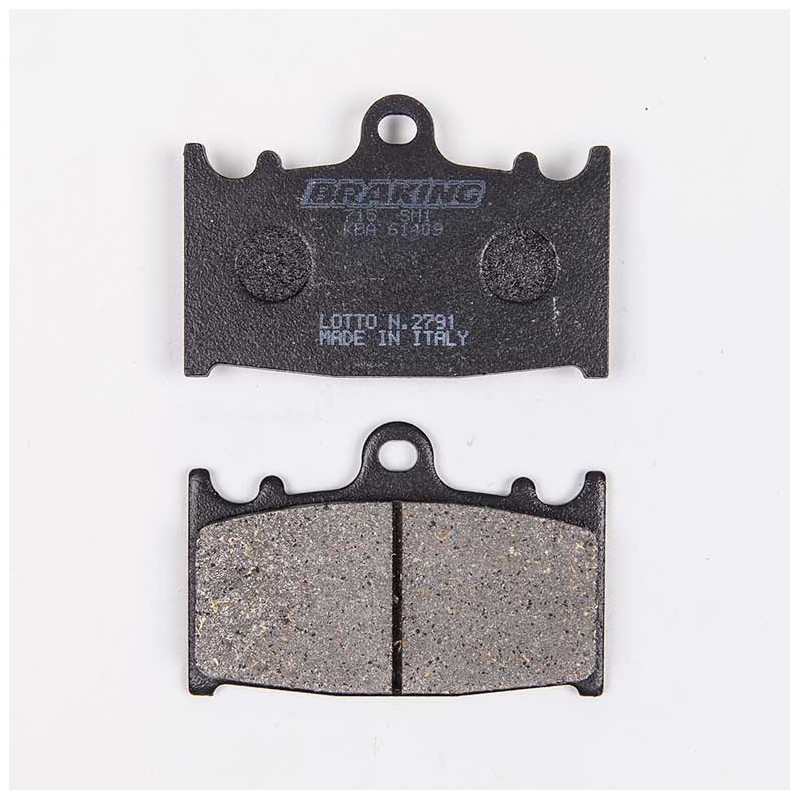 PLAQUETTES DE FREIN SEMI-FRITTÉS ROUTE SM1 BRAKING PLAQUETTES DE FREIN SEMI-FRITTÉS ROUTE SM1 BRAKING