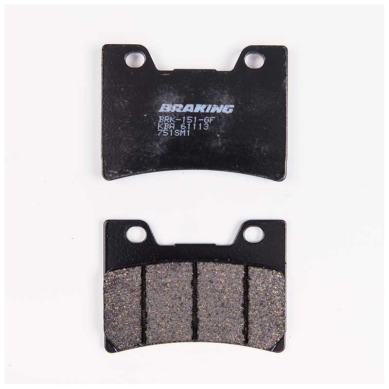 PLAQUETTES DE FREIN SEMI-FRITTÉS ROUTE SM1 BRAKING