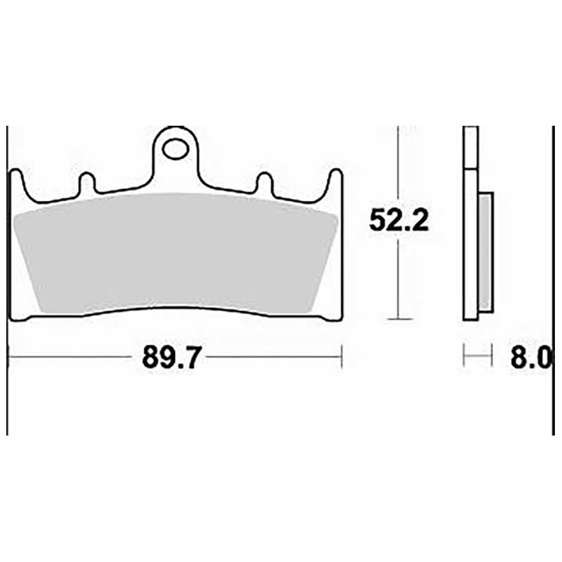 PLAQUETTES DE FREIN SEMI-FRITTÉS ROUTE SM1 BRAKING PLAQUETTES DE FREIN SEMI-FRITTÉS ROUTE SM1 BRAKING