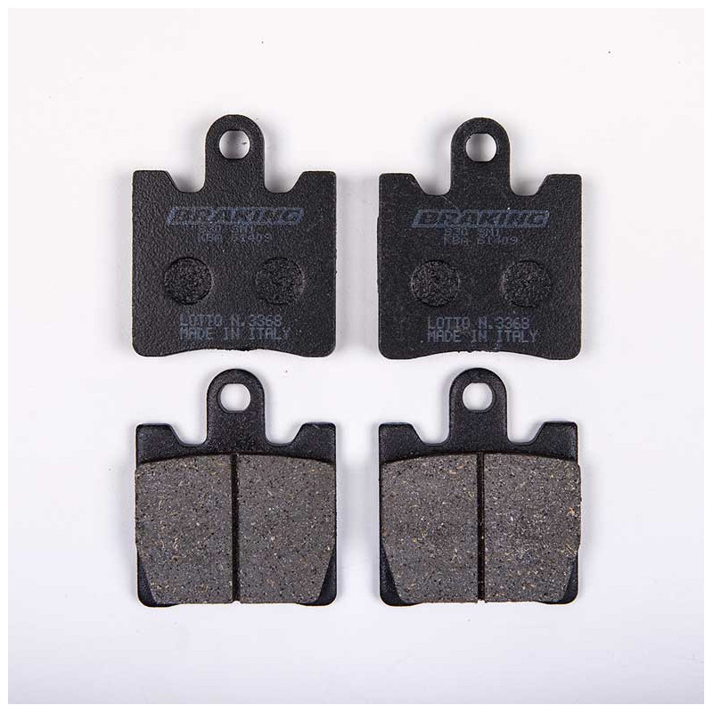 PLAQUETTES DE FREIN SEMI-FRITTÉS ROUTE SM1 BRAKING PLAQUETTES DE FREIN SEMI-FRITTÉS ROUTE SM1 BRAKING