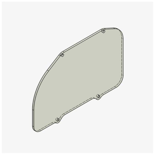 PLEXIGLASS DE RECHANGE PROTECTION TABLEAU DE BORD BONAMICI RACING