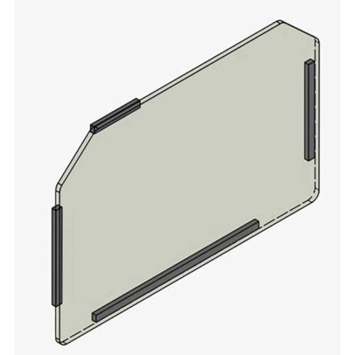 PLEXIGLASS DE RECHANGE PROTECTION TABLEAU DE BORD BONAMICI RACING