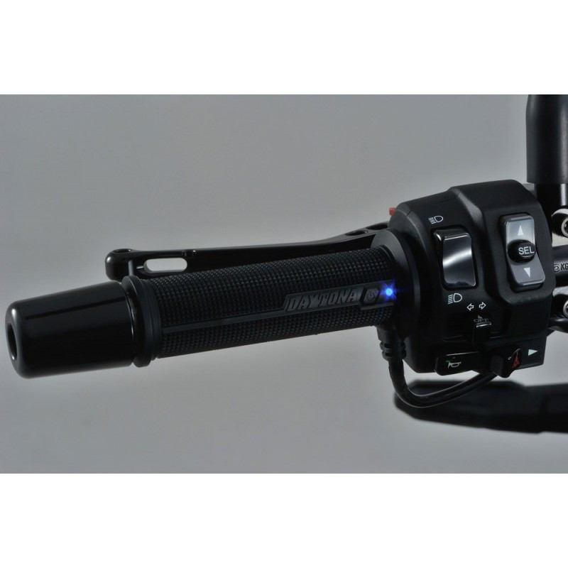 Poignées chauffantes Daytona 22mm micro
