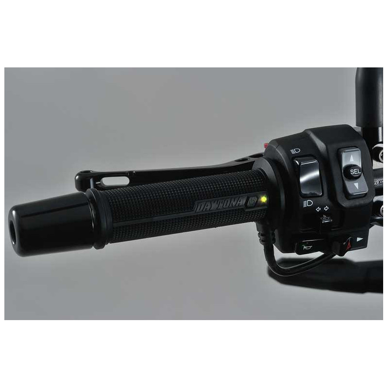 Poignées chauffantes Daytona 22mm micro