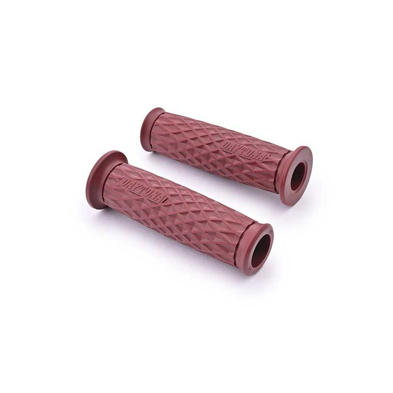 POIGNEES DAYTONA GGD-GRID ROUGE FONCE Ø22.2