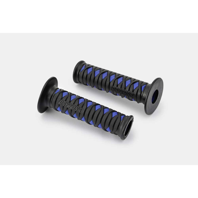 POIGNEES DAYTONA KATANA BLEUES 22MM