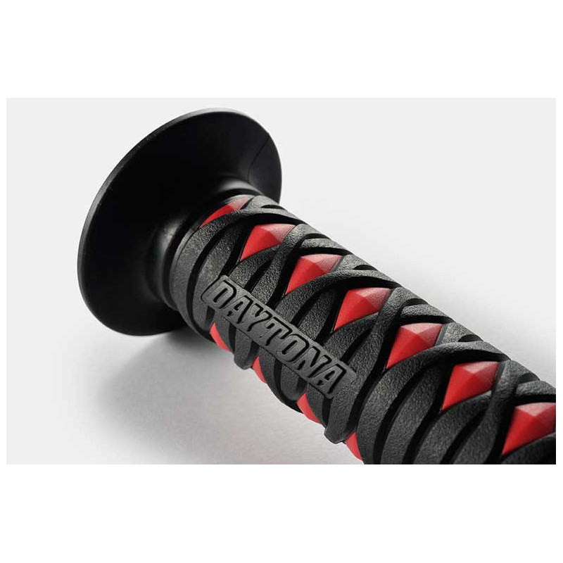 POIGNEES DAYTONA KATANA ROUGE 22MM