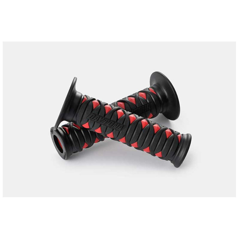 POIGNEES DAYTONA KATANA ROUGE 22MM