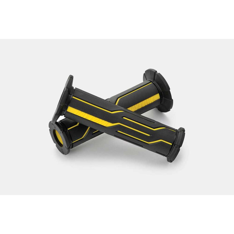POIGNEES DAYTONA LINE JAUNES 22MM