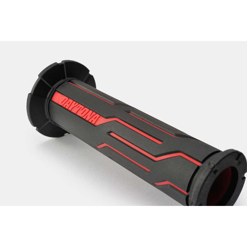 POIGNEES DAYTONA LINE ROUGES 22MM