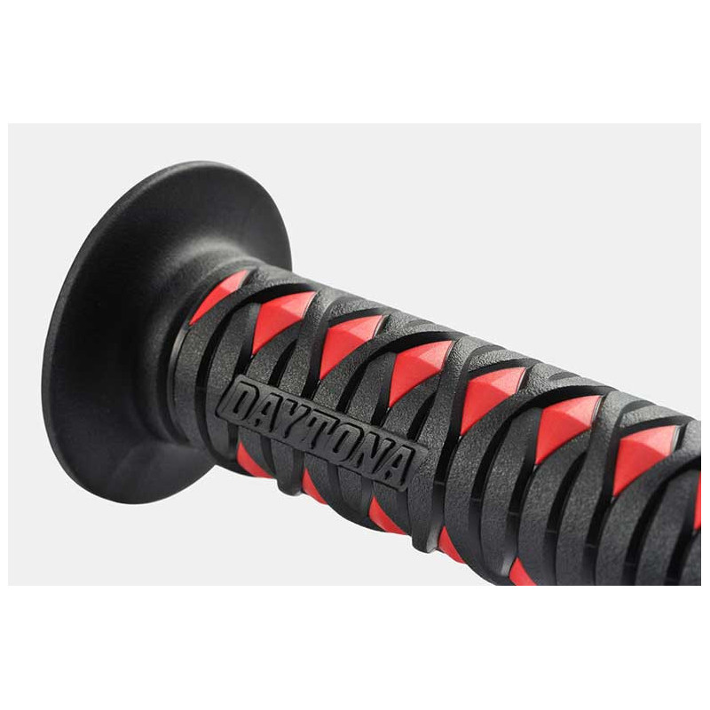 POIGNEES DAYTONA LINE ROUGES 22MM