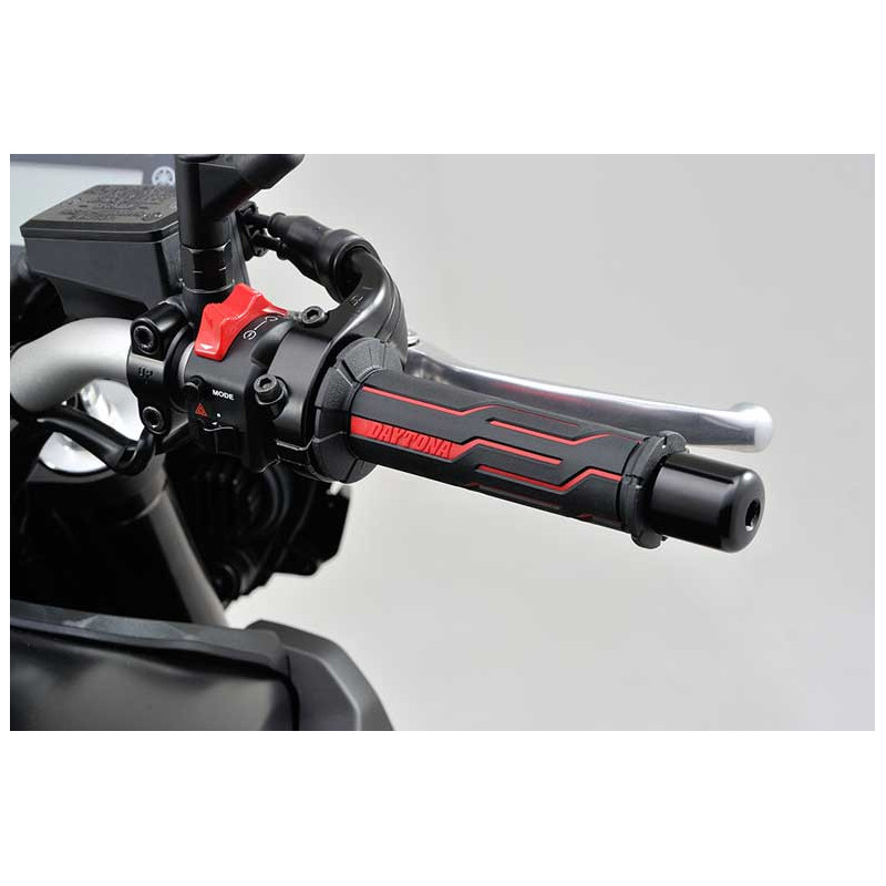 POIGNEES DAYTONA LINE ROUGES 22MM