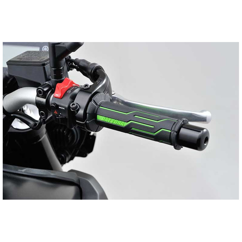 POIGNEES DAYTONA LINE VERTES 22MM