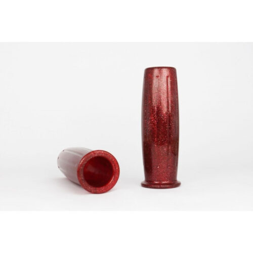 POIGNEES POSH ROUGE METAL FLAKE 22MM