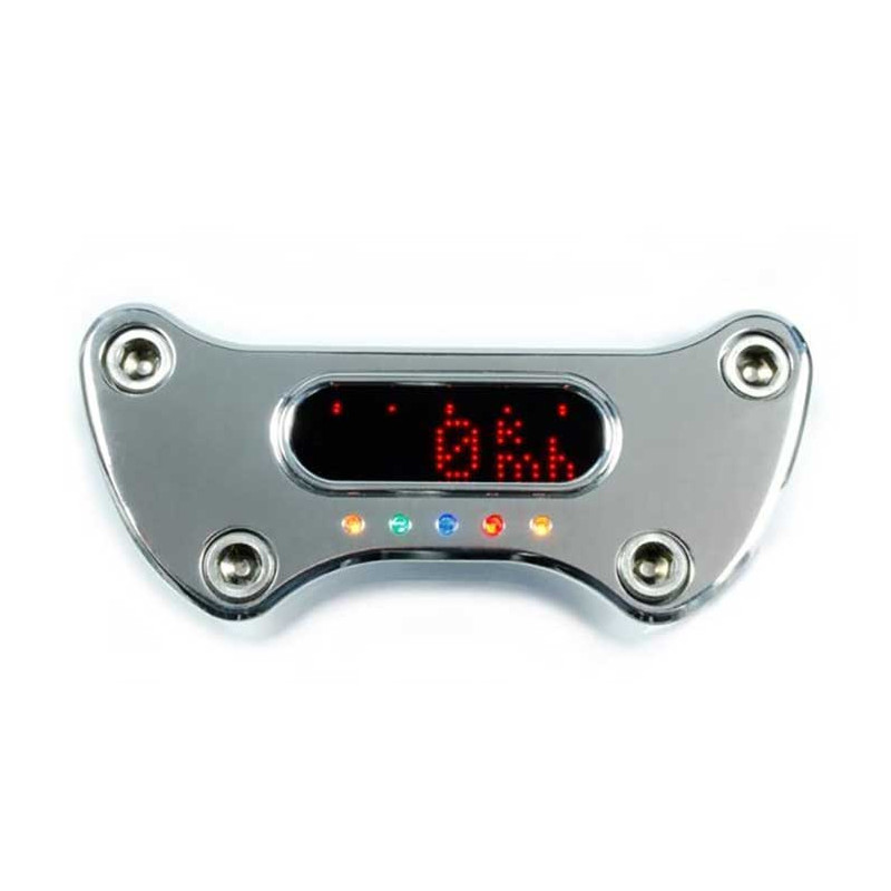 Pontet Harley Davidson 1 pouce pour motoscope mini poli