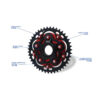 PORTE COURONNE CNC RACING MV AGUSTA