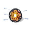 PORTE COURONNE CNC RACING MV AGUSTA