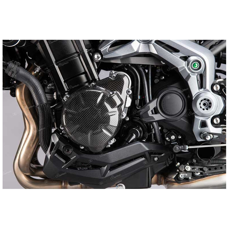 PROTECTION ALTERNATEUR CARBONE BRILLANT LIGHTECH KAWASAKI