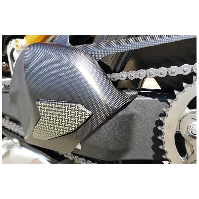 PROTECTION BRAS OSCILLANT CARBONE MAT ET KEVELAR CNC RACING PANIGALE V4