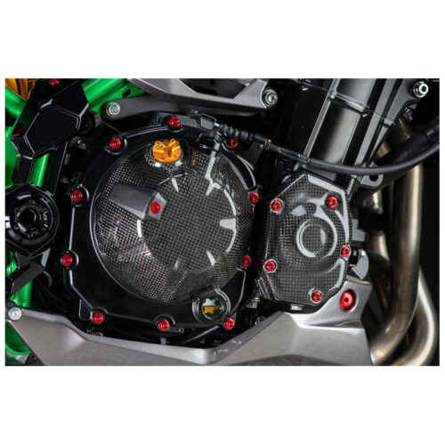 PROTECTION CARTER EMBRAYAGE CARBONE BRILLANT LIGHTECH KAWASAKI
