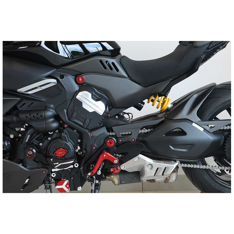 PROTECTION CHAINE CARBONE MAT CNC RACING Ducati Diavel V4