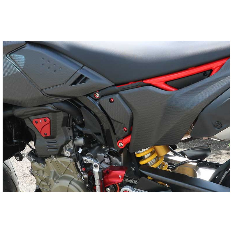 protections-laterales-cadre-carbone-mat-cnc-racing-ducati-hypermotard-698-mono PROTECTIONS LATERALES CADRE CARBONE MAT CNC RACING Ducati Hypermotard 698 Mono