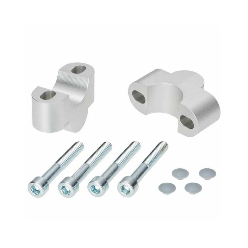 rehausse-de-guidon-voigt-t25mm-triumph-silver REHAUSSE DE GUIDON VOIGT T+25MM TRIUMPH SILVER