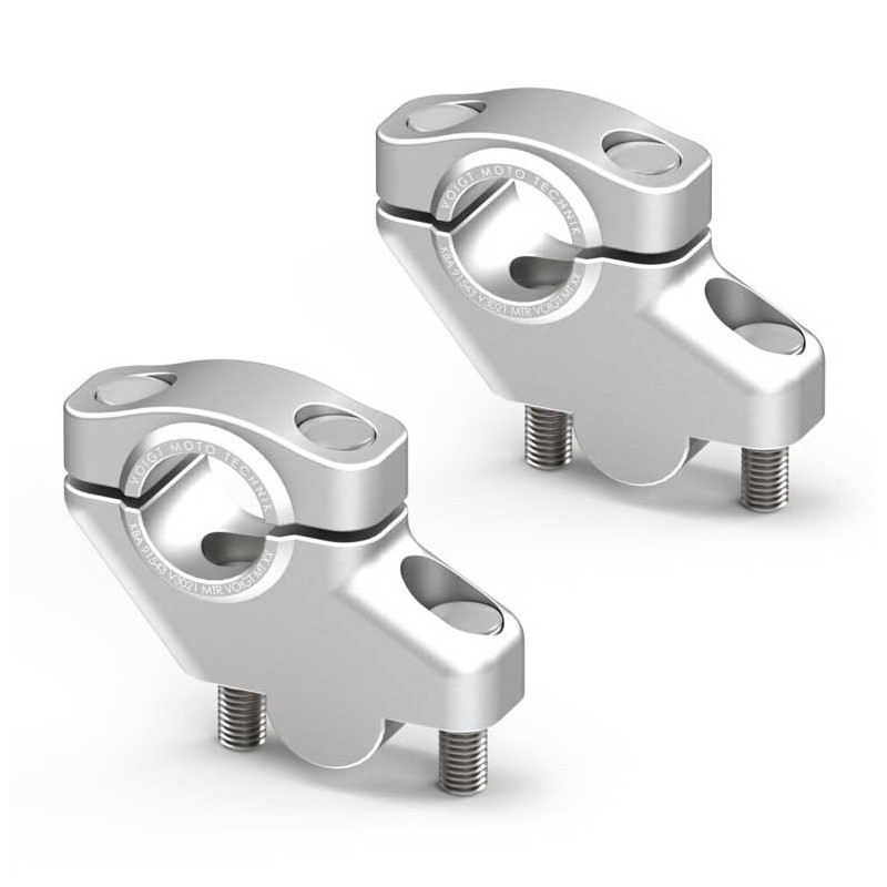 RÉHAUSSEUR DE GUIDON 30 MM AVEC DÉPORT 21 MM ENTRETOISE 2M