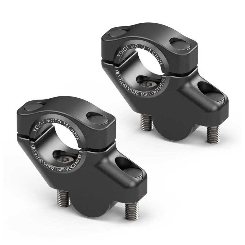 RÉHAUSSEUR DE GUIDON 30 MM AVEC DÉPORT 21 MM