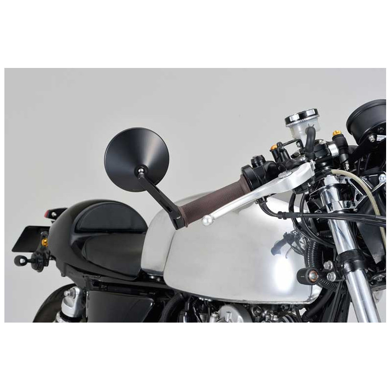 RETROVISEUR DAYTONA TYPE 10 MARU2 TIGE LONGUE, ABS ET ALUMINIUM vendu par paire,