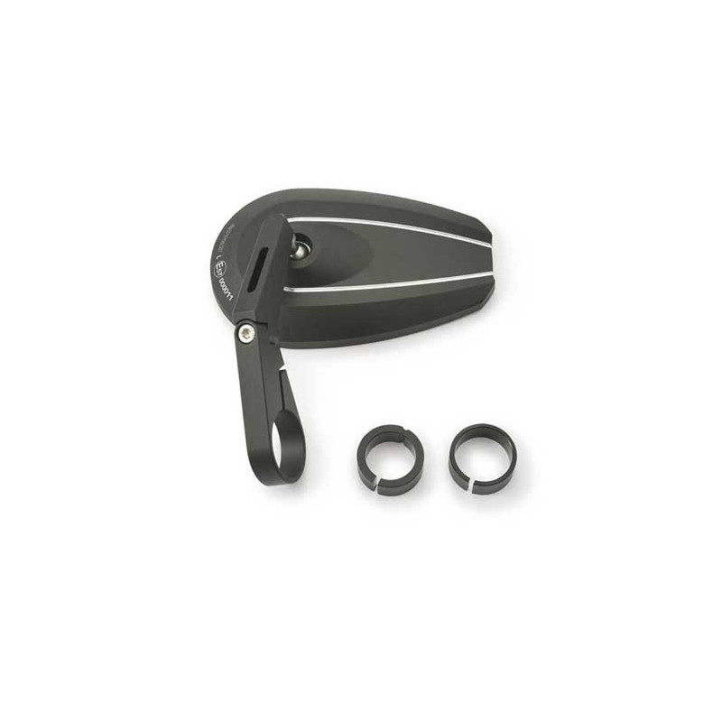 RETROVISEUR DE GUIDON DAYTONA D-MIRROR 6 OVAL NOIR