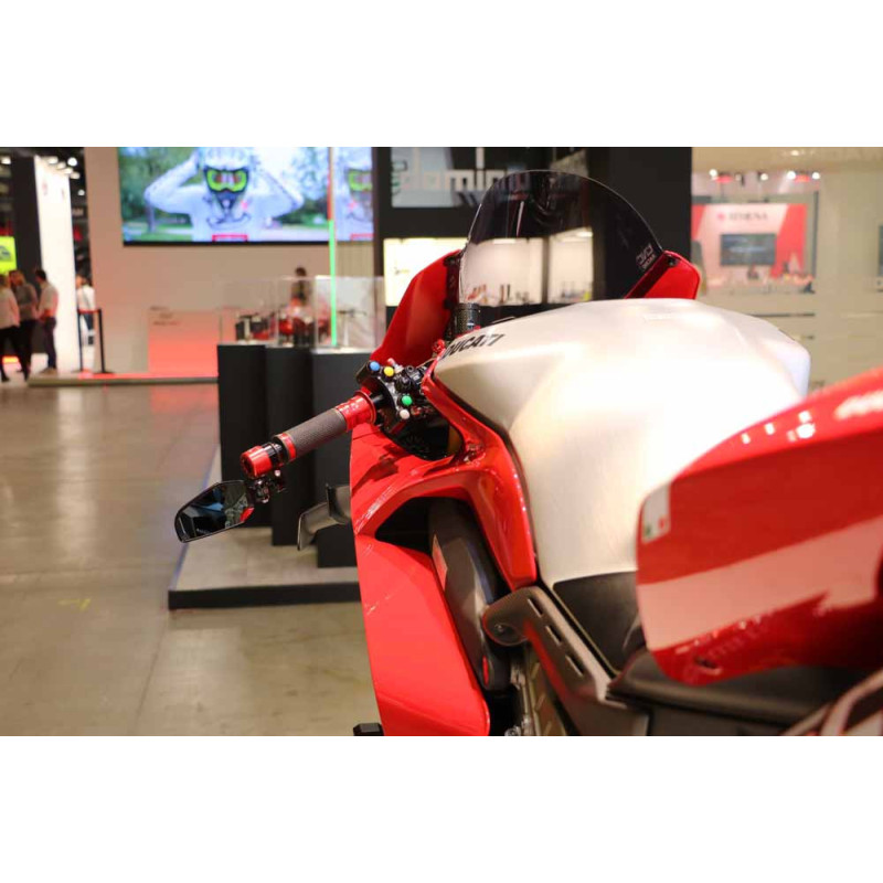 RETROVISEUR DROIT EMBOUT DE GUIDON CNC RACING