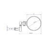 retroviseur-droit-embout-de-guidon-cnc-racing-rocket RETROVISEUR DROIT EMBOUT DE GUIDON CNC RACING ROCKET