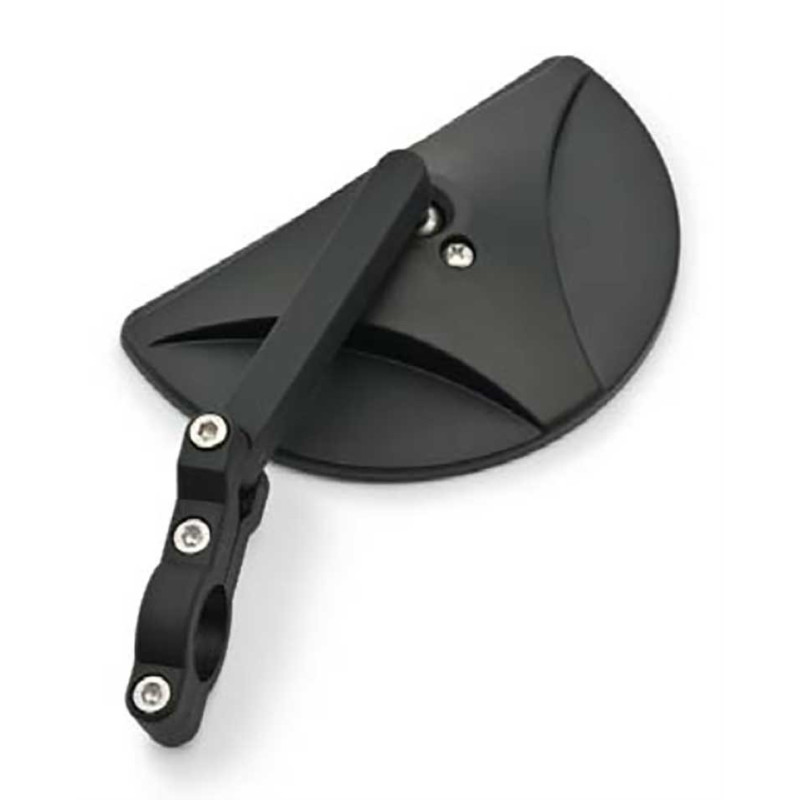 RETROVISEUR GUIDON AJUSTABLE HOMOLOGUE D-MIRROR-19 DEMI LUNE