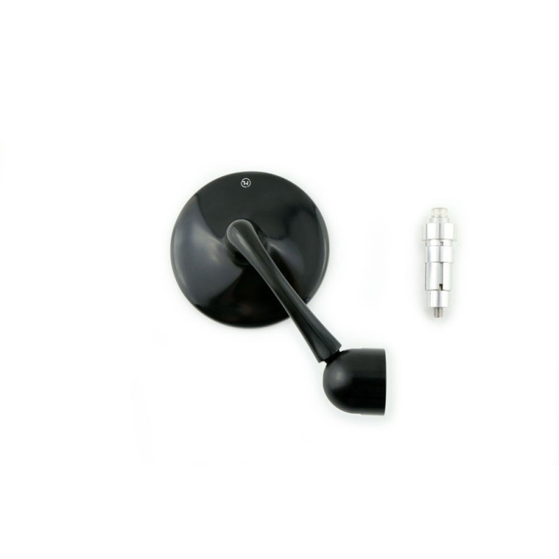 RETROVISEUR NOIR HIGHSIDER CLASSIC EN BOUT DE GUIDON