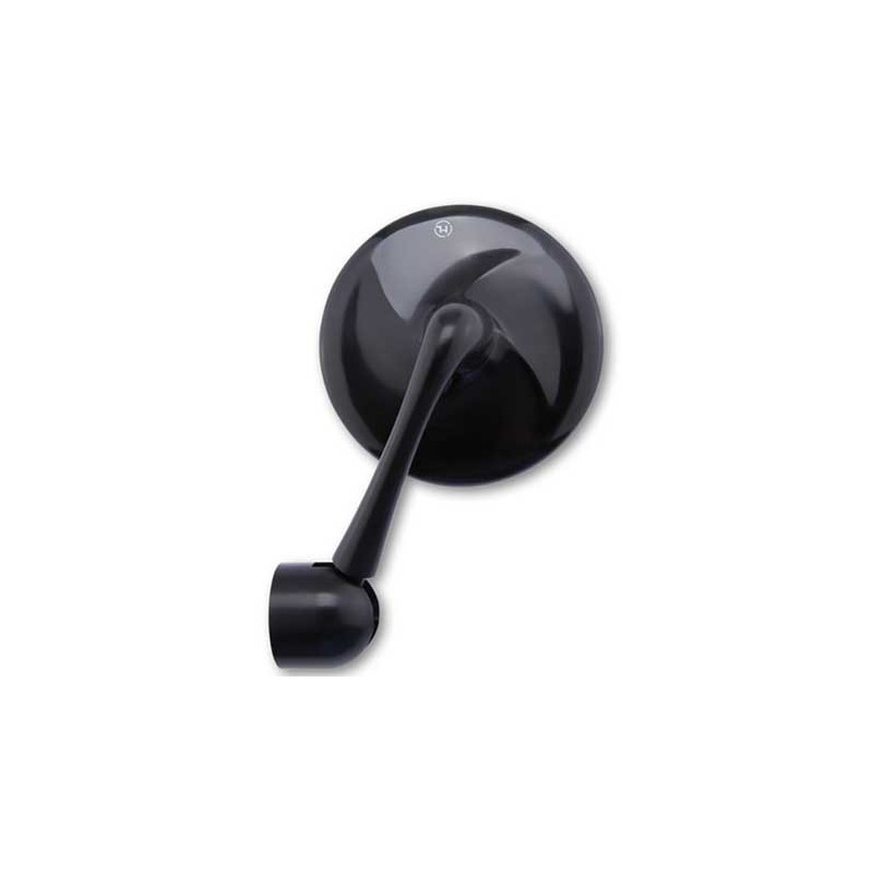 RETROVISEUR NOIR HIGHSIDER CLASSIC EN BOUT DE GUIDON