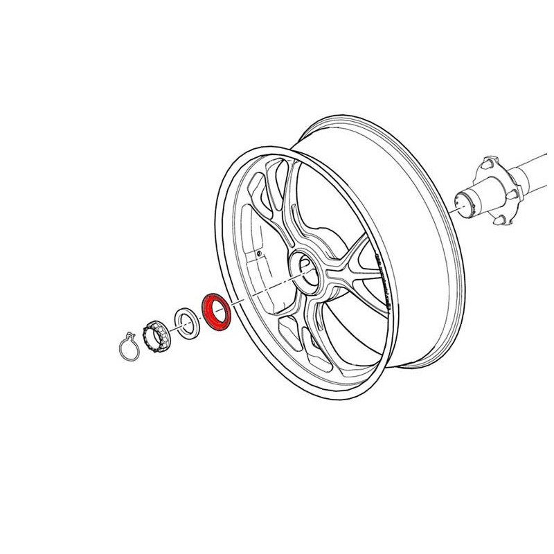 rondelle-conique-pour-ecrou-de-roue-arriere-ducati Rondelle conique pour écrou de roue arrière Ducati
