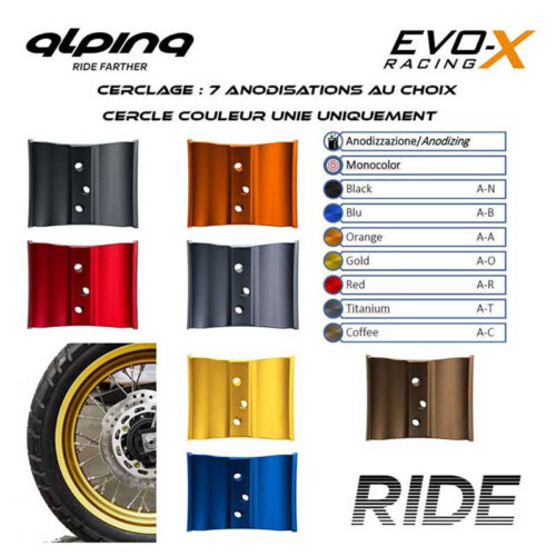 ROUE AV  ALPINA TUBELESS DUCATI DESMO 450 MX 3