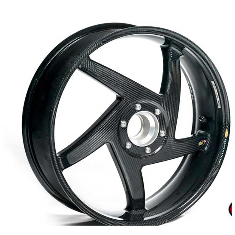 ROUES CARBONE HOMOLOGUEES 5 BATONS